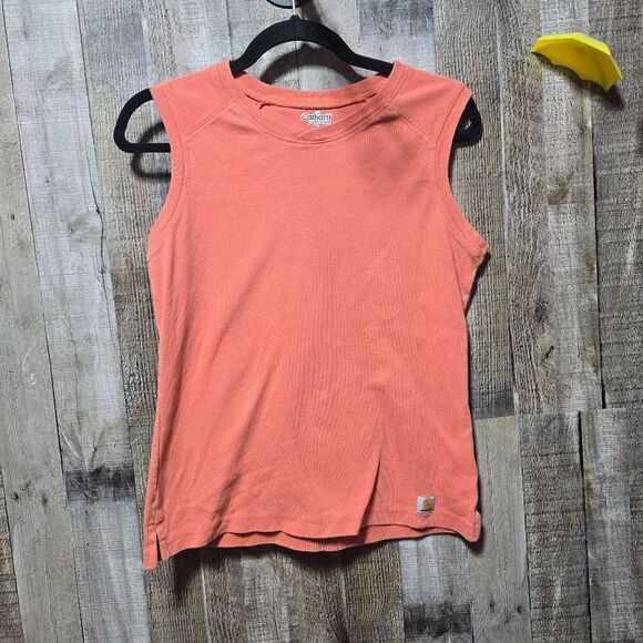 Carhartt Salmon Relaxed Fit Tank Top - Picture 1 of 5